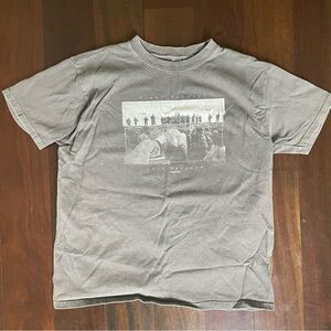 Brandy Melville Gray Graphic Tee